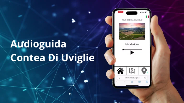 Web App con audioguida e navigatore realizzata per la Contea di Uviglie