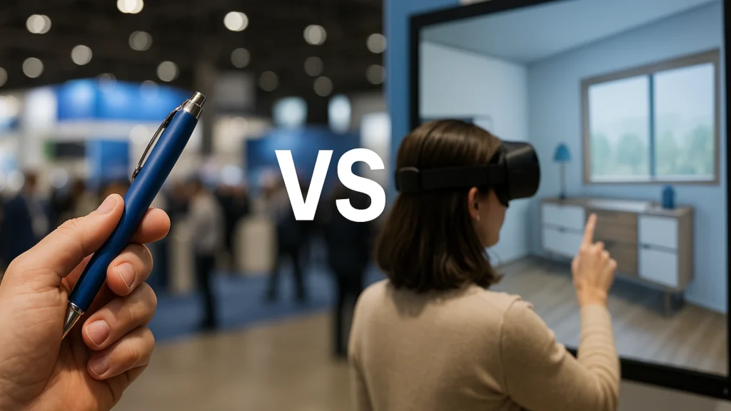 Meglio gadget fisici o esperienze digitali? Come scegliere la soluzione giusta per il tuo stand fieristico