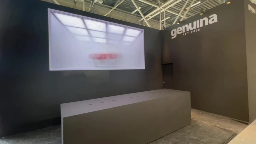 Stand fieristico innovativo realizzato per Genuina Petfood